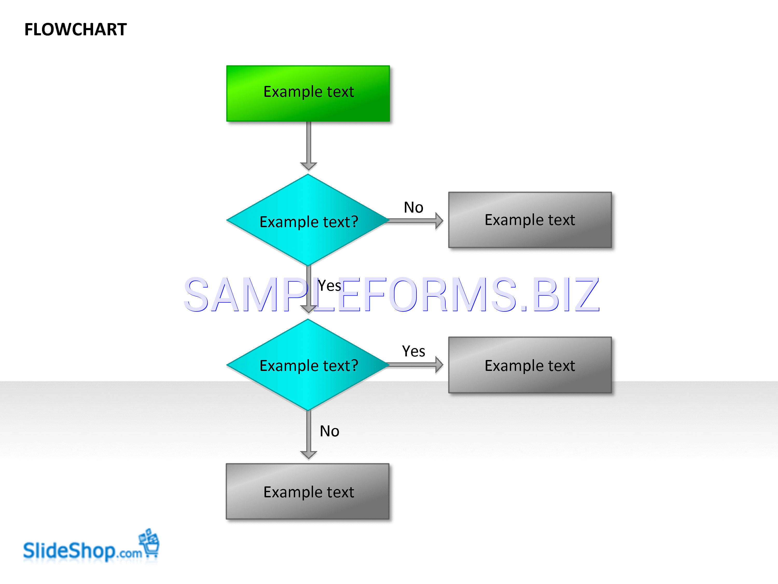 Preview free downloadable Flow Chart Template 2 in PDF (page 1)